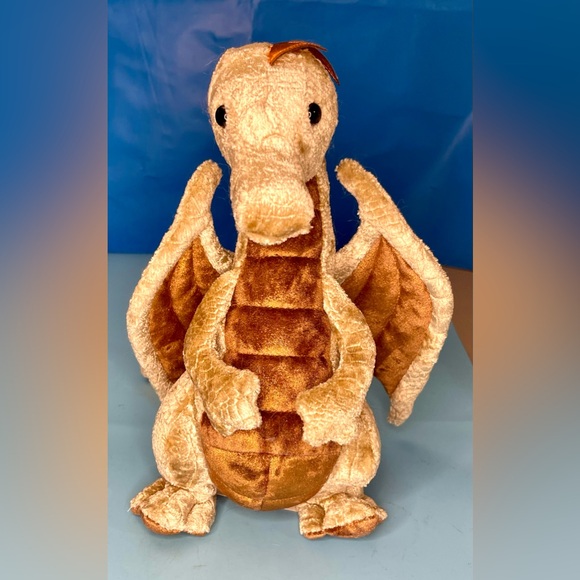 Douglas Cuddle Toys Elgar Copper Dragon 10 Inch Plush Stuffed With Tag Rare. - Picture 1 of 11